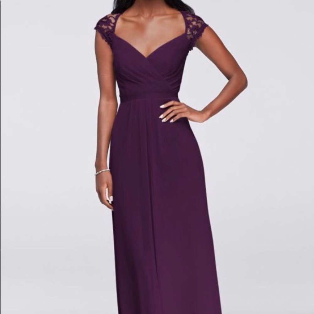 David’s bridal bridesmaid dress